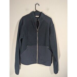 Tasc Performance Highlands Navy Sherpa Fleece Jacket Mens Sz M Outdoor Timeless